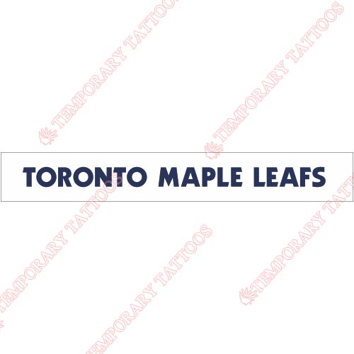 Toronto Maple Leafs Customize Temporary Tattoos Stickers NO.345